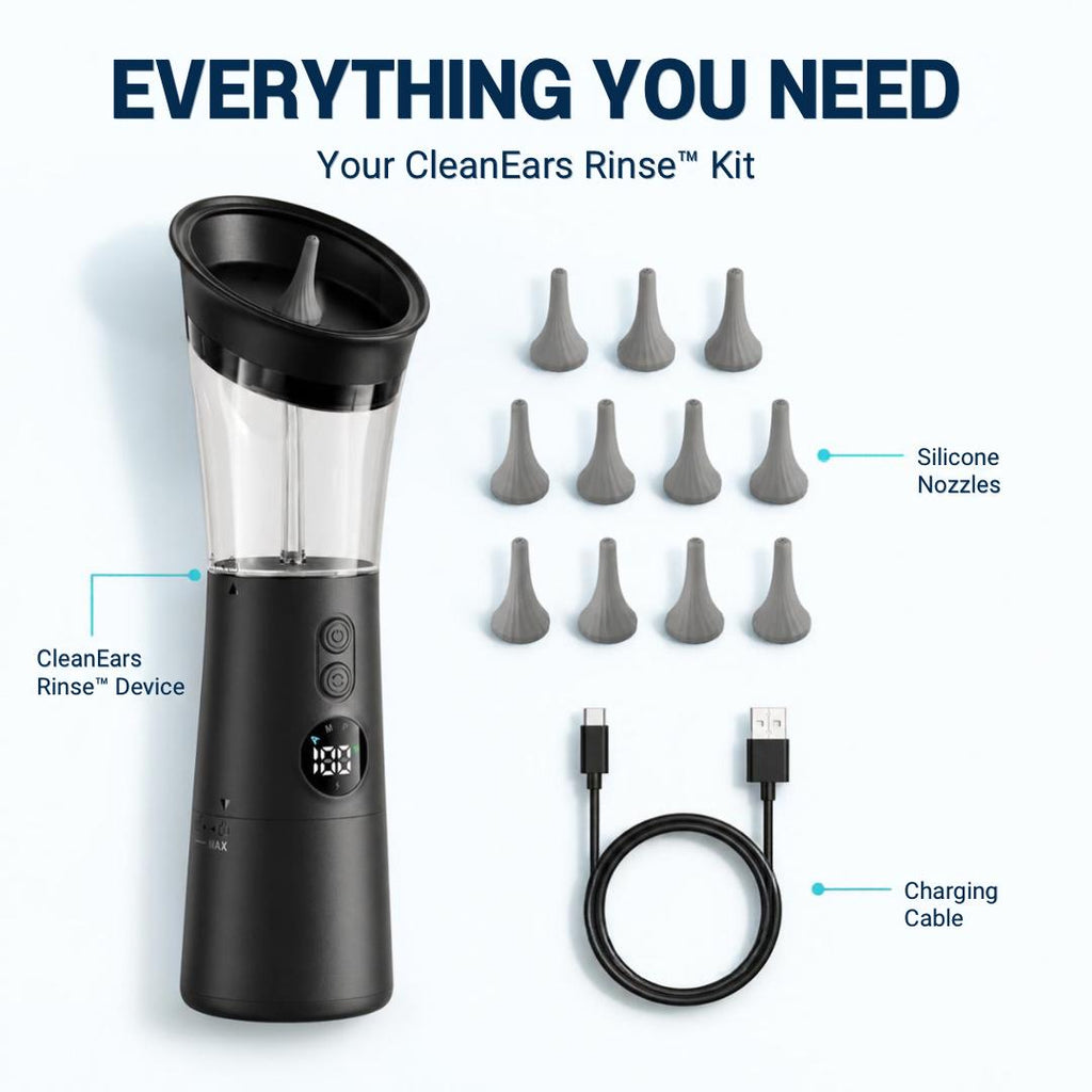 CleanEars Rinse™ – Smart Water Ear Cleaning System