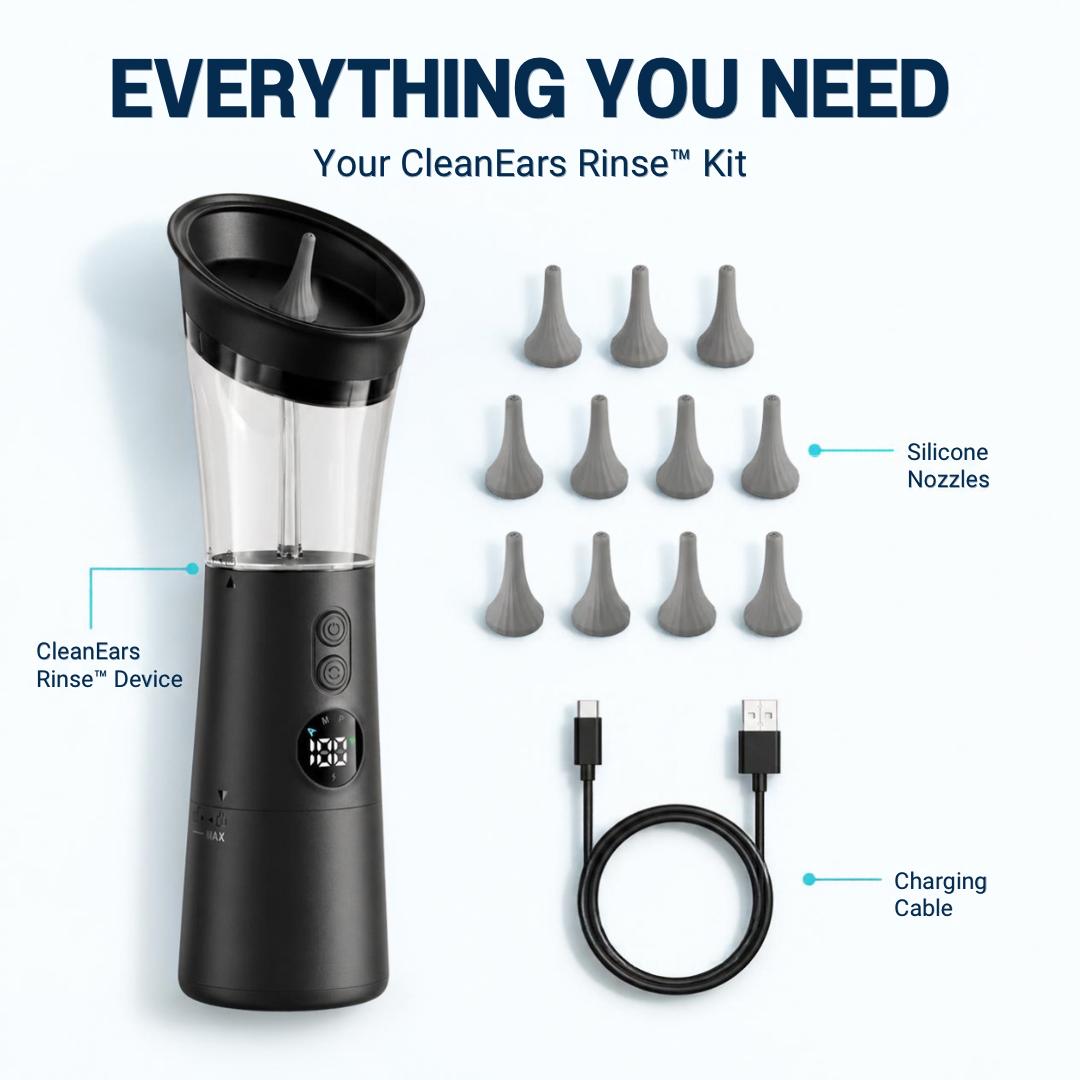 CleanEars Rinse™ – Smart Water Ear Cleaning System
