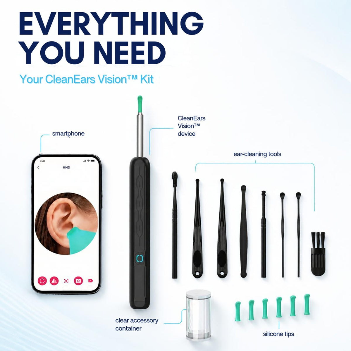 CleanEars -  Smart Ear Cleaner with HD Camera